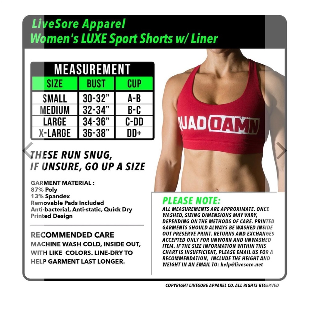 Livesore sports bra - Picture 3 of 3